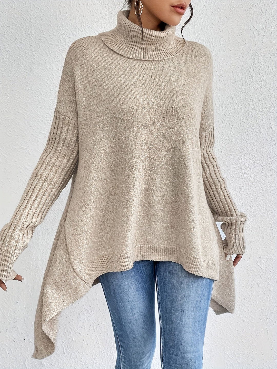 LEAH | OVERSIZED TURTLENECK SWEATER
