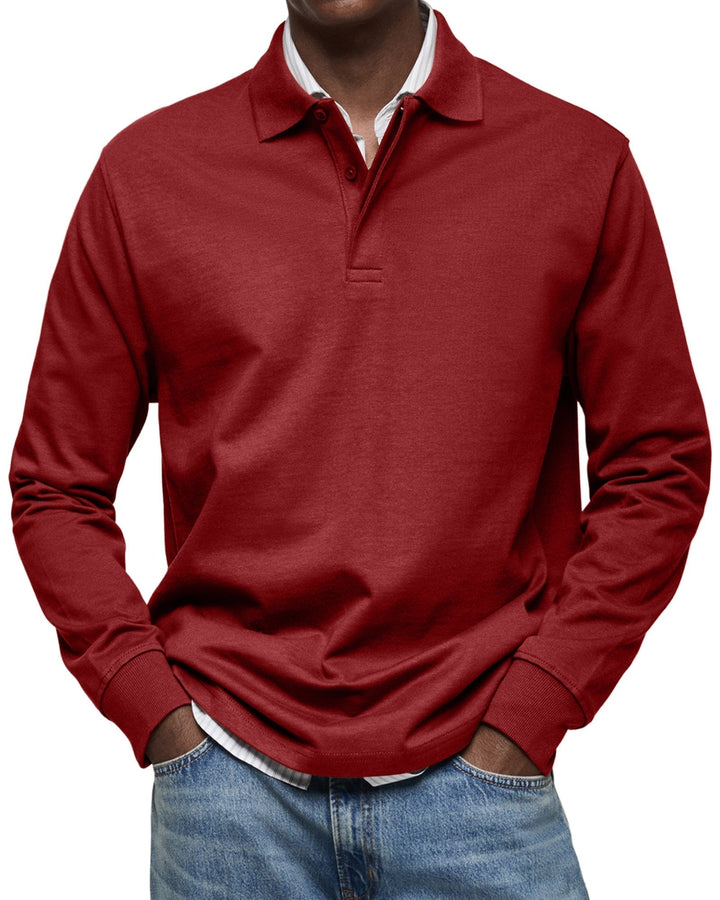 DYLAN | LUXURY LONG-SLEEVE POLO