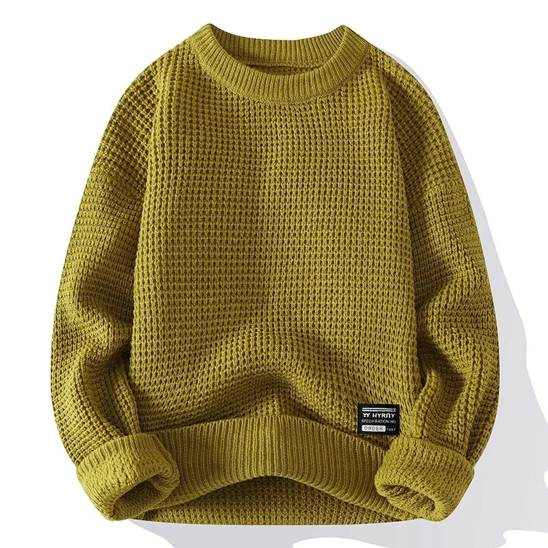 JULIAN | PREMIUM HONEYCOMB KNIT SWEATER
