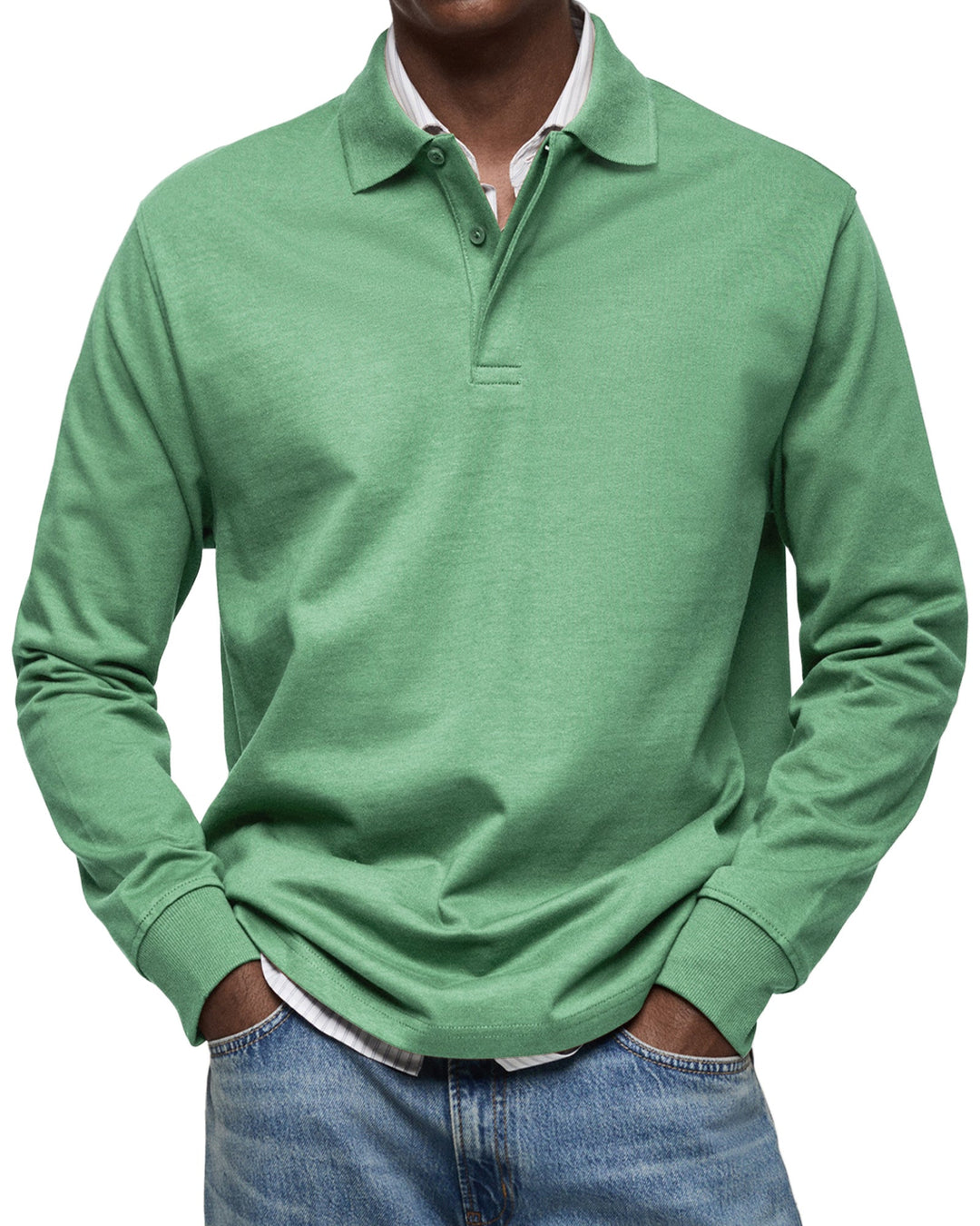 DYLAN | LUXURY LONG-SLEEVE POLO