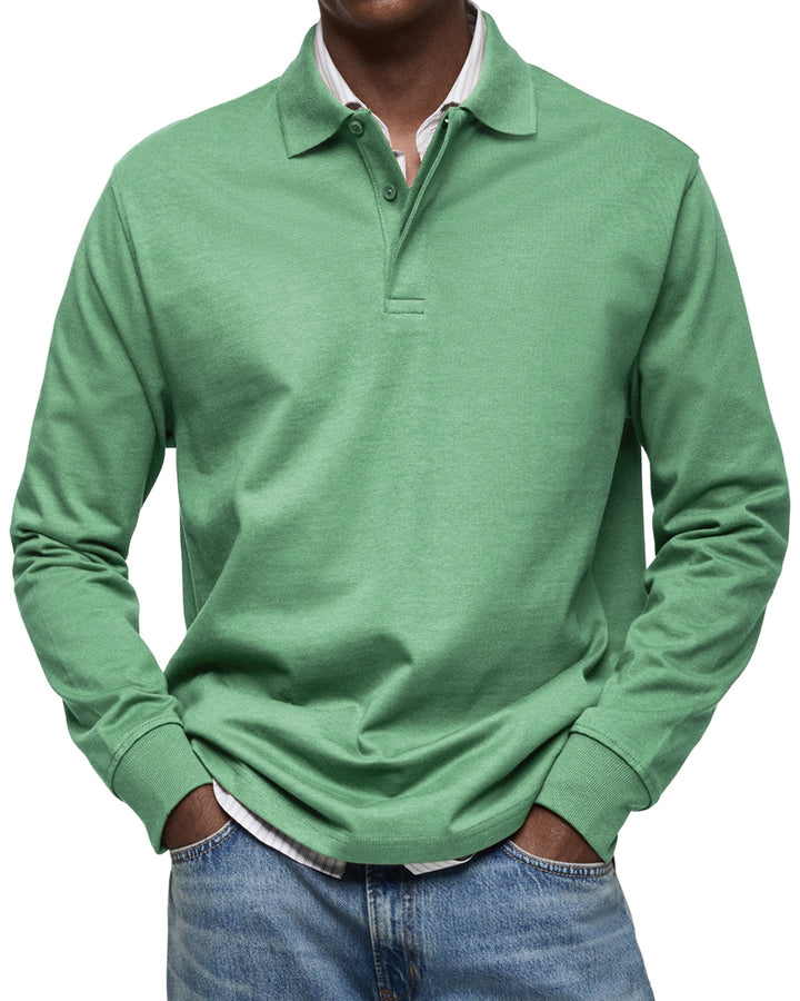 DYLAN | LUXURY LONG-SLEEVE POLO