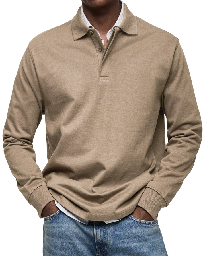 DYLAN | LUXURY LONG-SLEEVE POLO