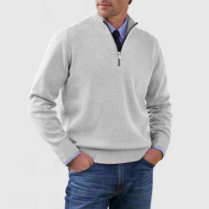 HOWARD | REFINED HALF-ZIP SWEATER