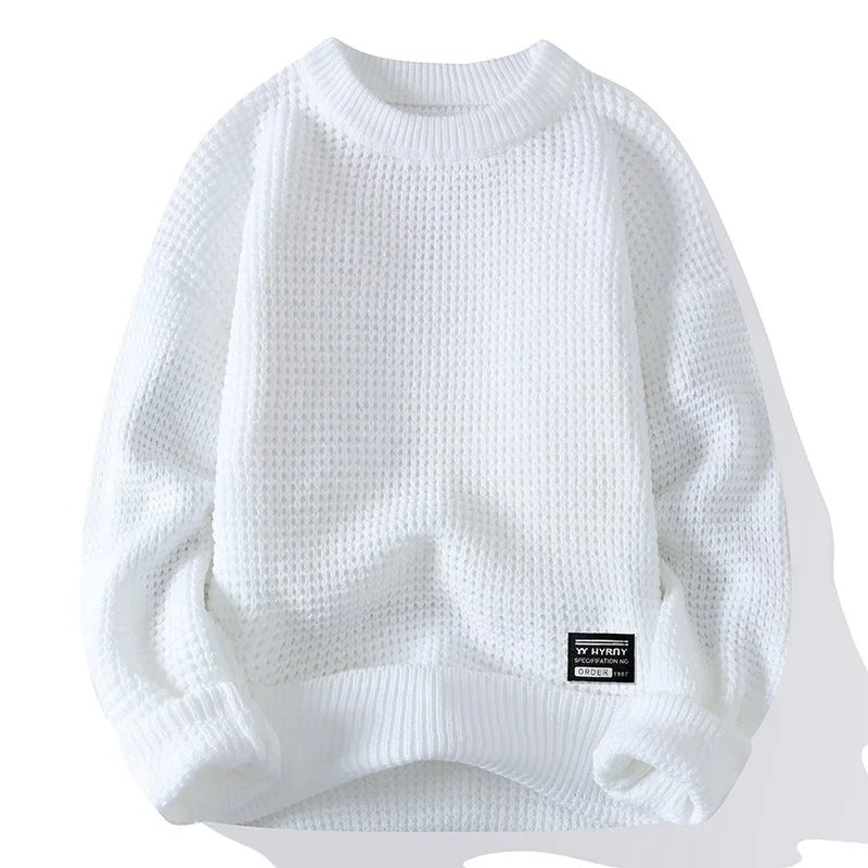 JULIAN | PREMIUM HONEYCOMB KNIT SWEATER