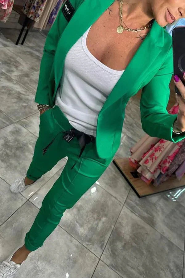 AMELIA | TAILORED SET WITH SOFT BLAZER AND CASUAL JOGGERS