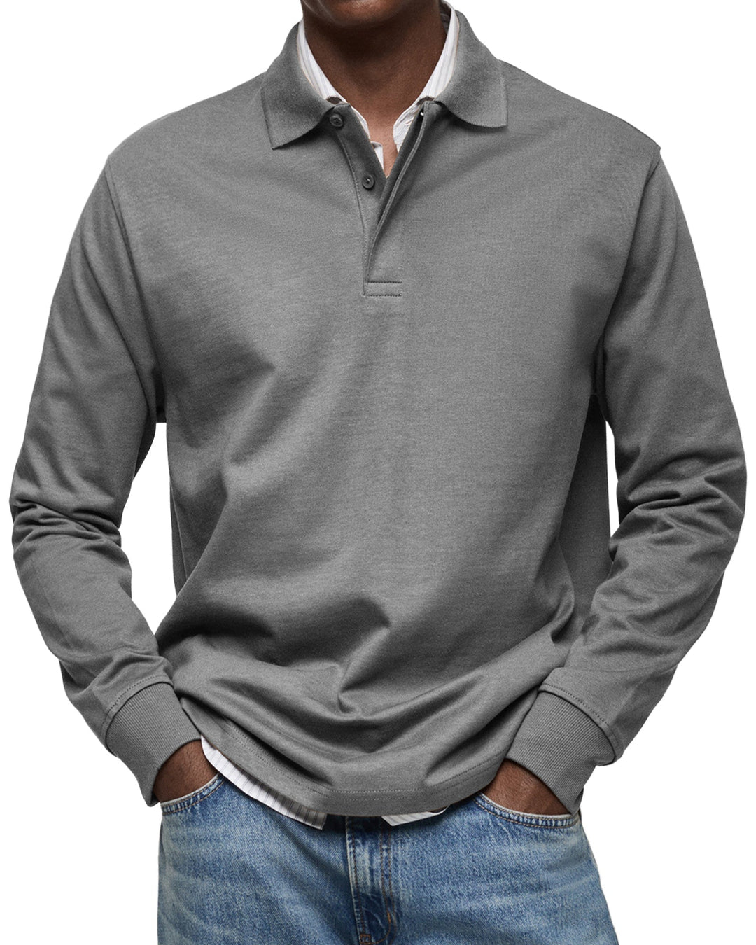 DYLAN | LUXURY LONG-SLEEVE POLO