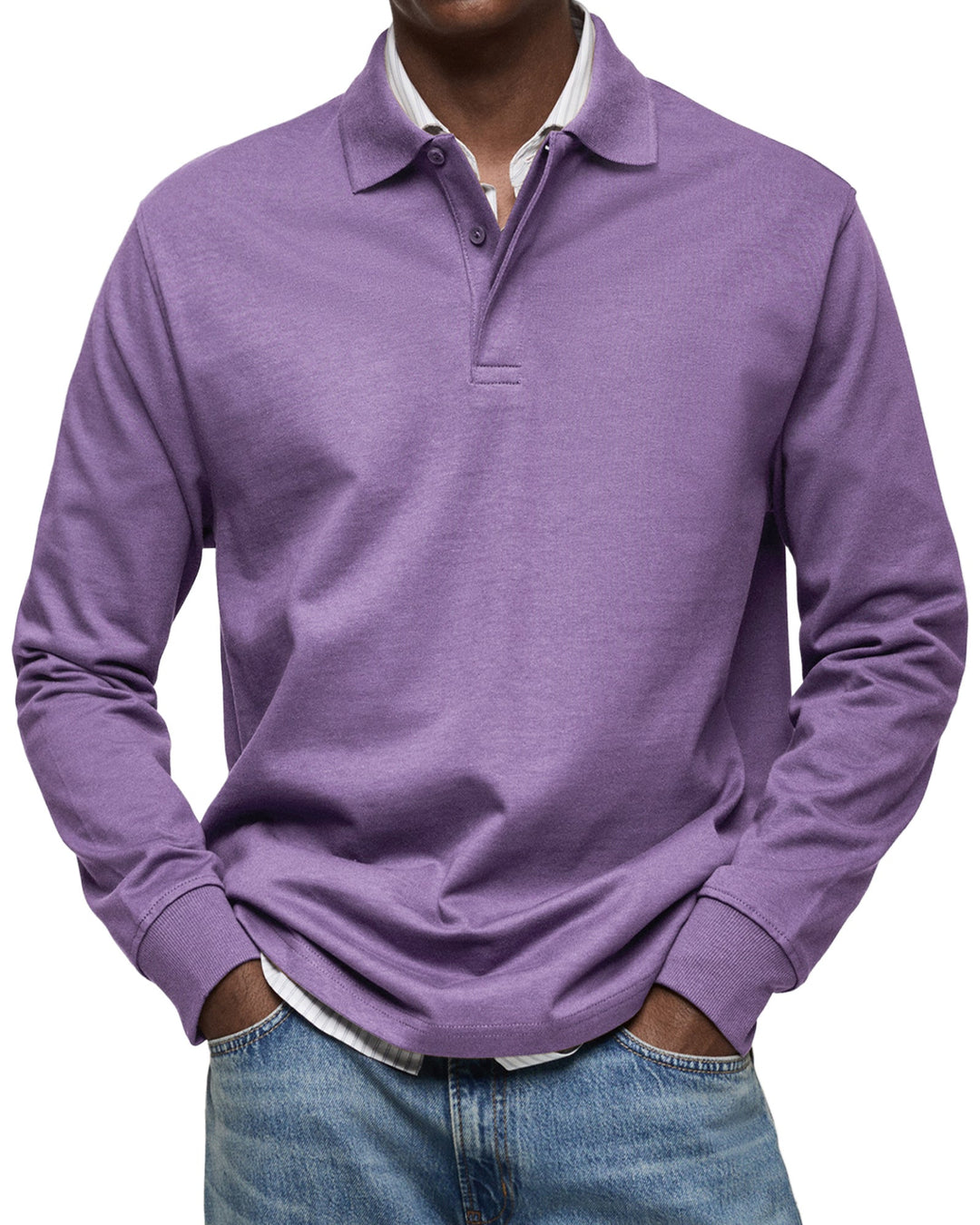 DYLAN | LUXURY LONG-SLEEVE POLO