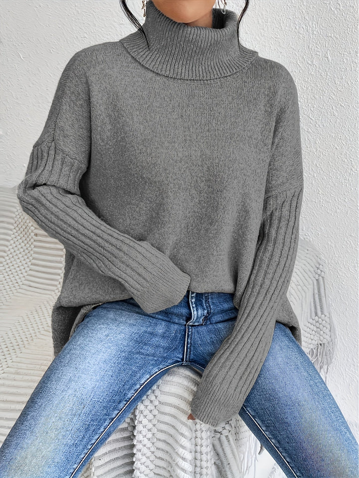 LEAH | OVERSIZED TURTLENECK SWEATER