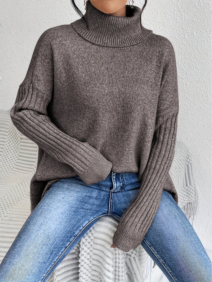 LEAH | OVERSIZED TURTLENECK SWEATER