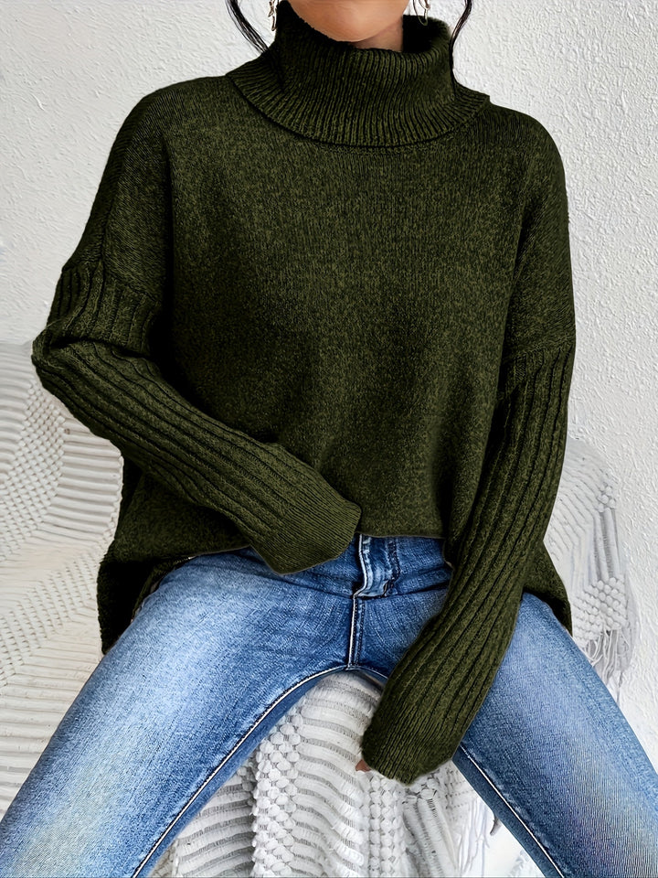 LEAH | OVERSIZED TURTLENECK SWEATER