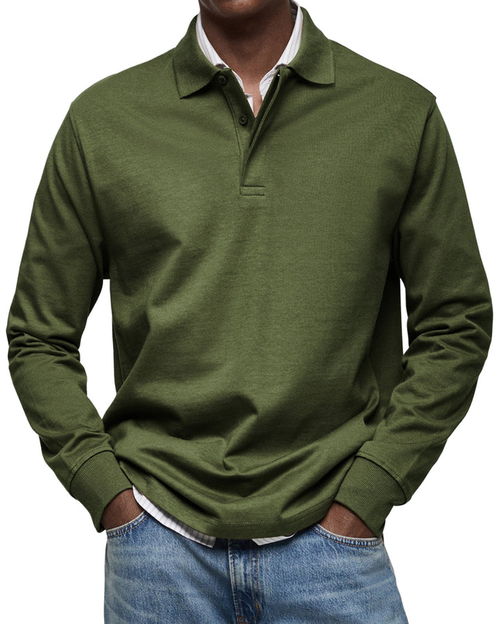 DYLAN | LUXURY LONG-SLEEVE POLO