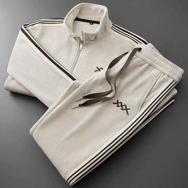 Alessandro Veneti Corduroy Sport Tracksuit