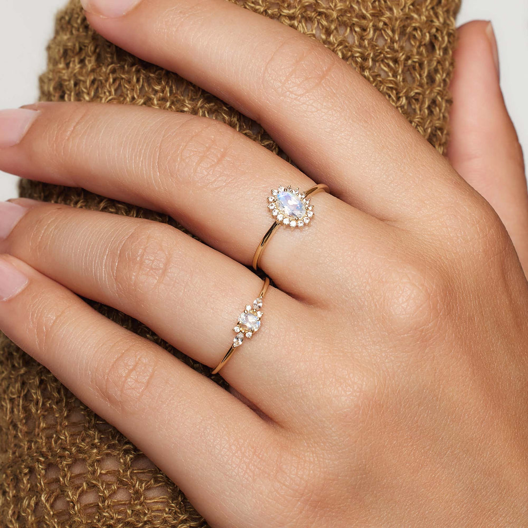 Lioravelle | Violet Diamond Ring 18k Gold