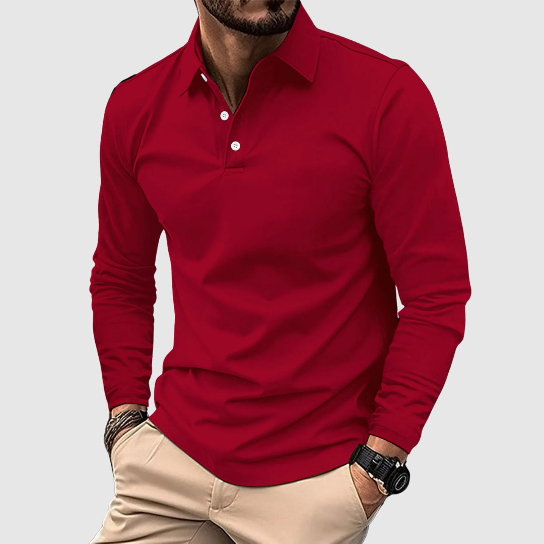BAXTER | SLEEK COMFORT POLO TOP