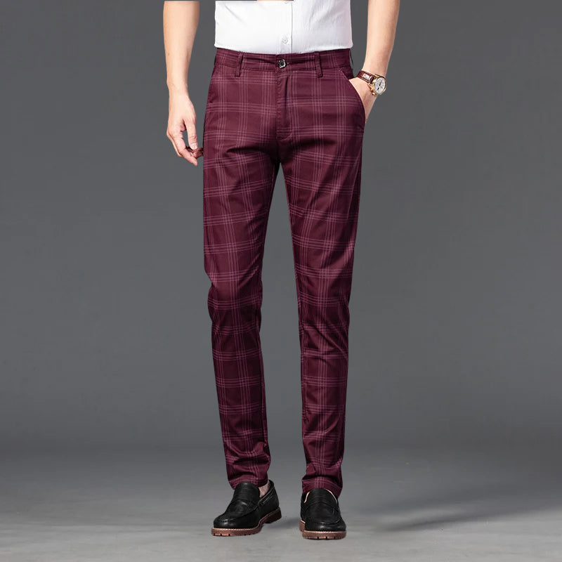 Roberto Russo Marston Plaid Pants