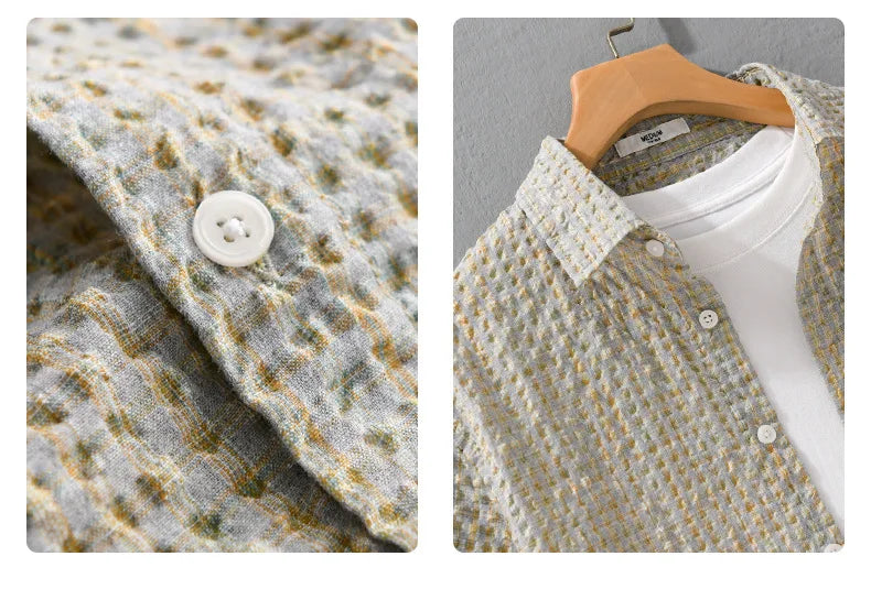 MERCER | BUBBLE-WEAVE SHIRT