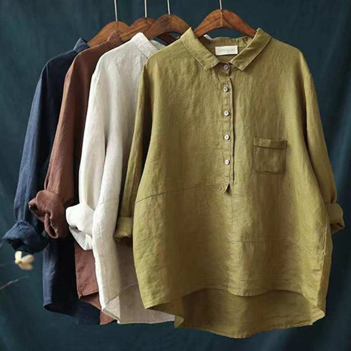 ELODIE | RELAXED LONG-SLEEVE SHIRT