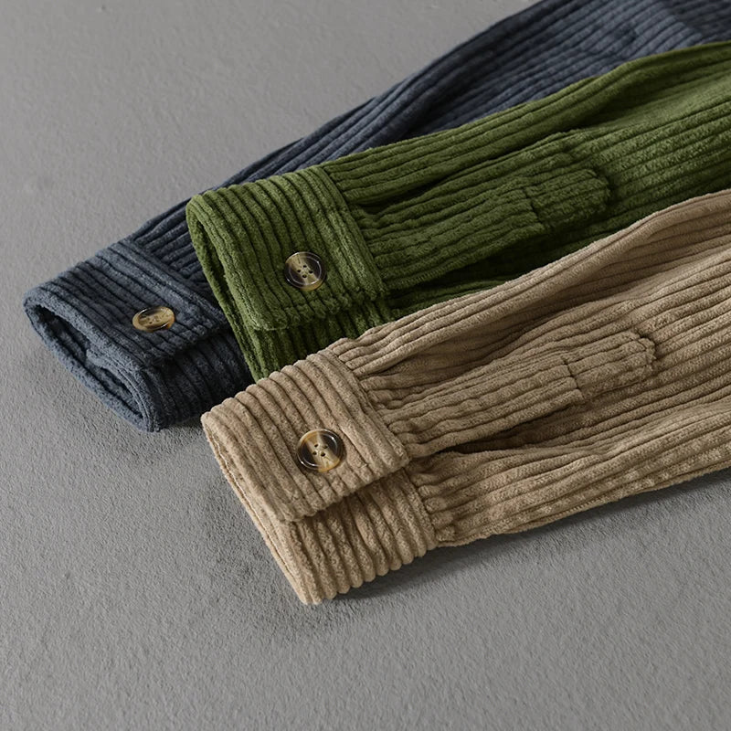FINN | CORDUROY LONG-SLEEVE SHIRT