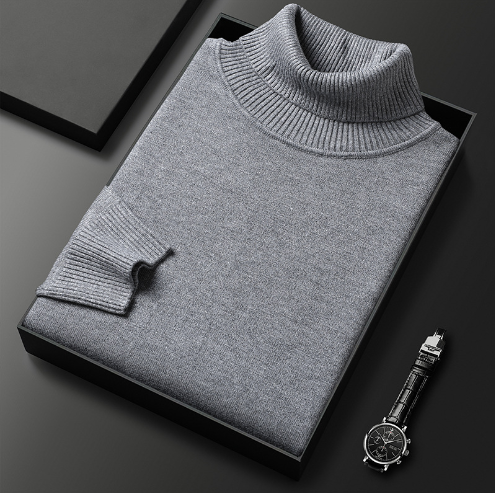 LOGAN | RIBBED TURTLENECK SWEATER