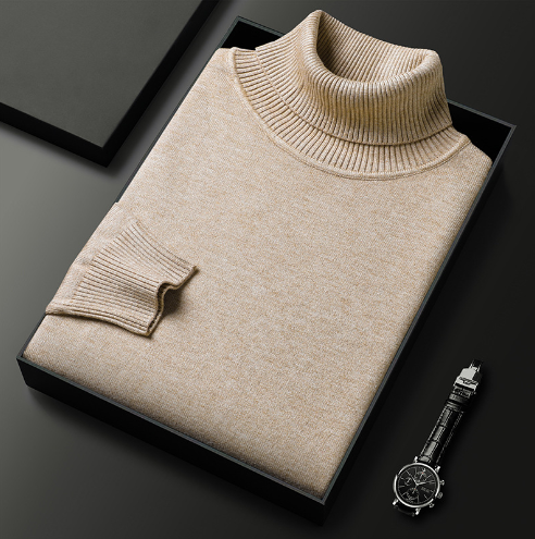 LOGAN | RIBBED TURTLENECK SWEATER