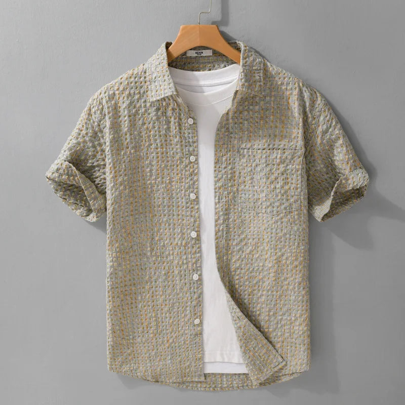 MERCER | BUBBLE-WEAVE SHIRT