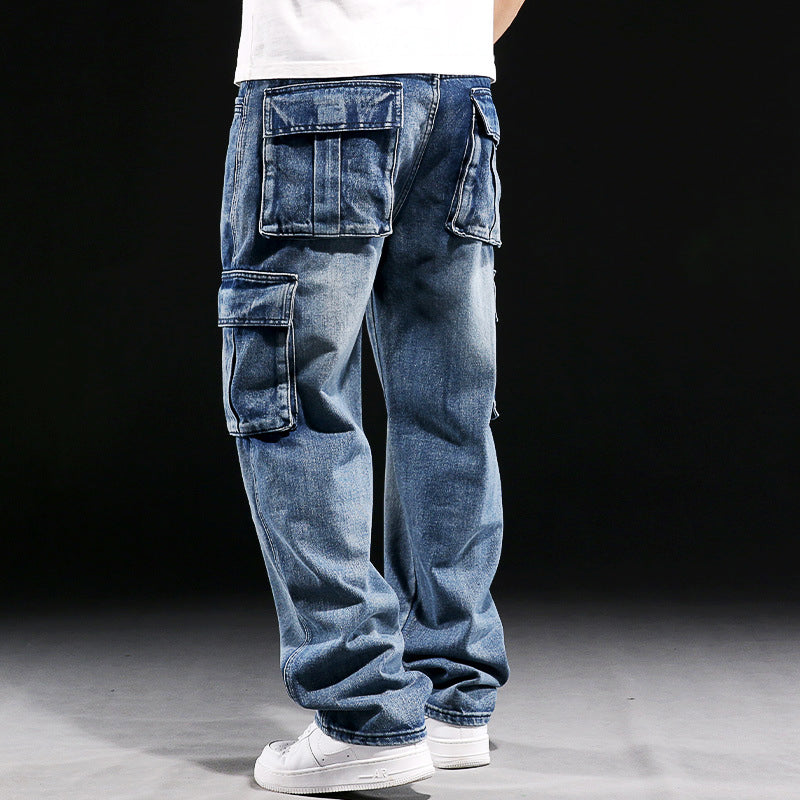 Urban Heavyweight Cargo Denim Jeans