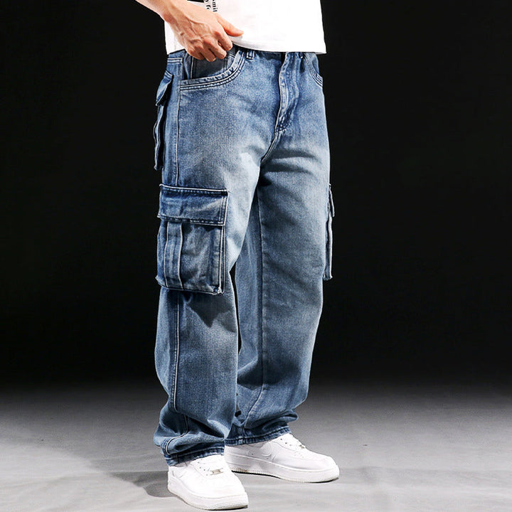 Urban Heavyweight Cargo Denim Jeans