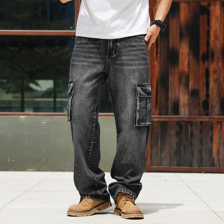 Urban Heavyweight Cargo Denim Jeans