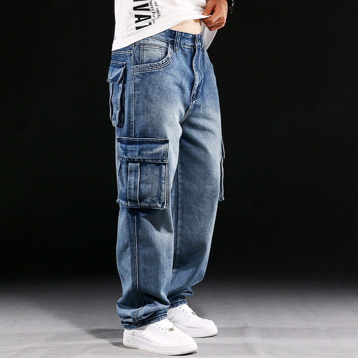 Urban Heavyweight Cargo Denim Jeans