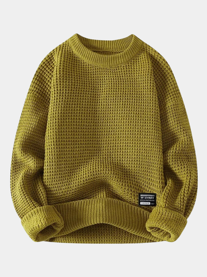 JULIAN | PREMIUM HONEYCOMB KNIT SWEATER