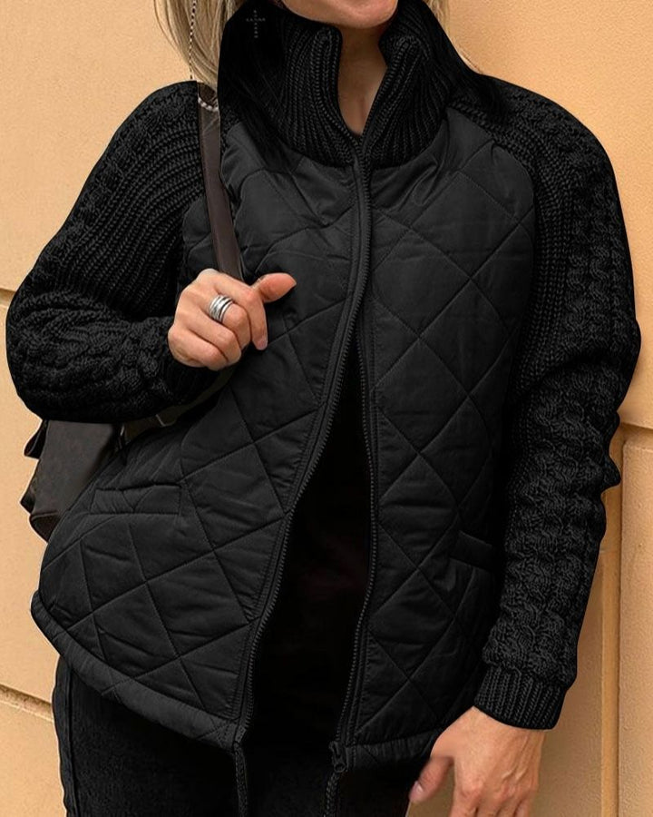 HAZEL | CASUAL KNITTED FLEECE JACKET