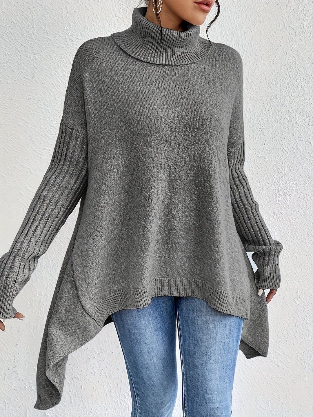 LEAH | OVERSIZED TURTLENECK SWEATER