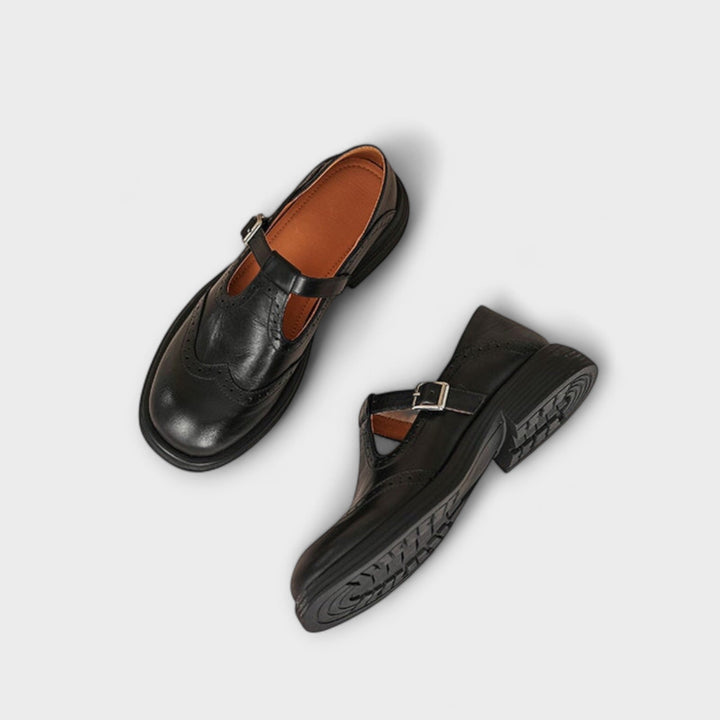 MIA | CLASSIC T-STRAP LEATHER SHOES