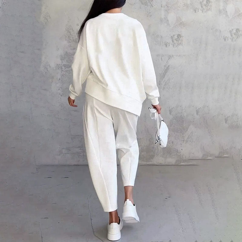 OLIVIA | TWO-PIECE SET WITH ROUND NECK AND LONG SLEEVES