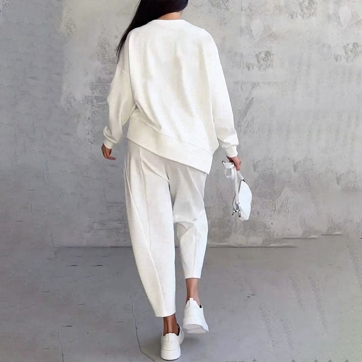 OLIVIA | TWO-PIECE SET WITH ROUND NECK AND LONG SLEEVES