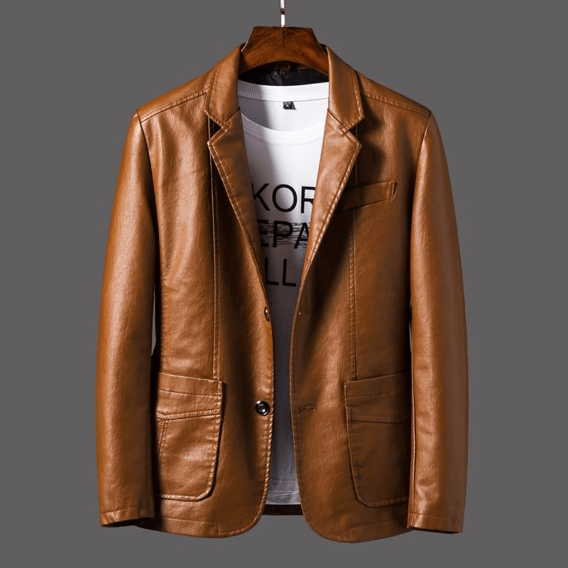 EVAN | STYLISH MEN'S LEATHER BLAZER